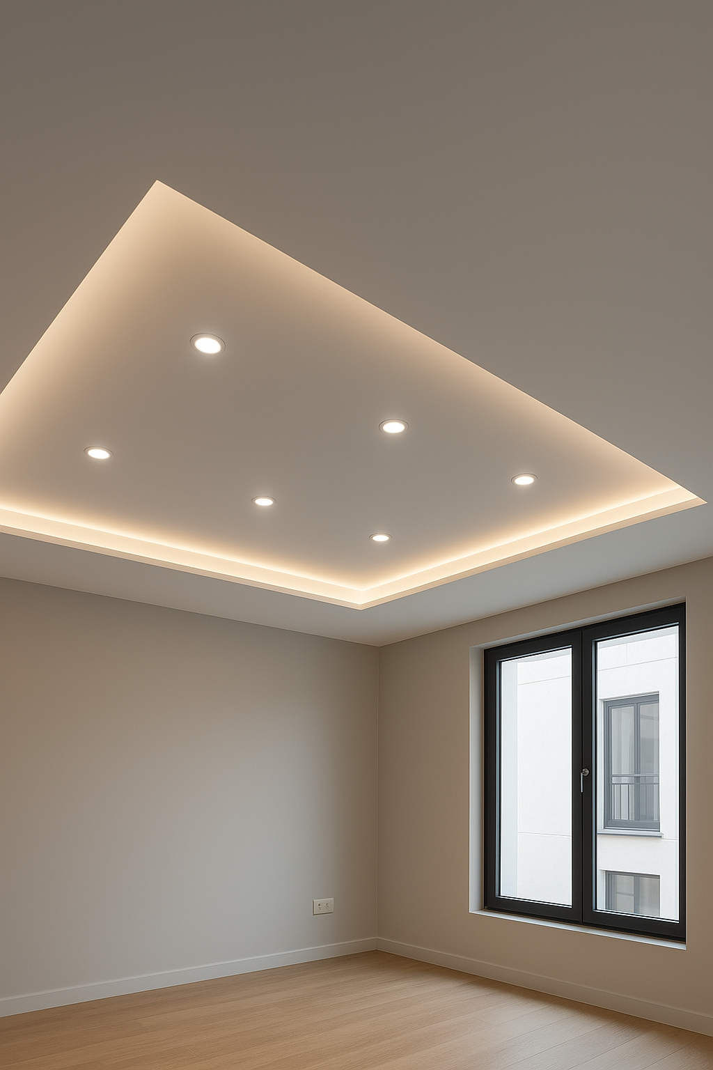 Faux plafonds modernes à Metz, Thionville et Luxembourg : design, isolation et éclairage intégré